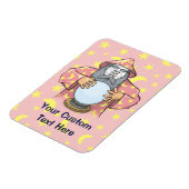 Zauberer mit Ihrem Gesicht Magnet (Linke Seite)