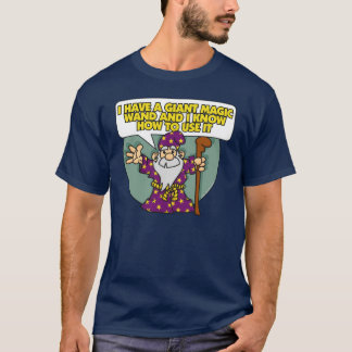 Zauberer mit Stab T-Shirt