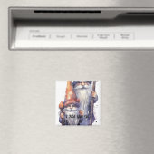 Zauberer mit Zauberstäben gehen glücklich spaziere Magnet (In Situ (Geschirrspüler))