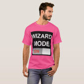 Zauberer-Modus: Dunkle Ausgabe - Doppeltes versah T-Shirt (Vorne ganz)