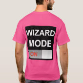 Zauberer-Modus: Dunkle Ausgabe - Doppeltes versah T-Shirt (Rückseite)