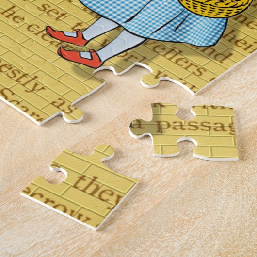 Zauberer Oz-Dorothy und Zin Man Puzzle (Seite)