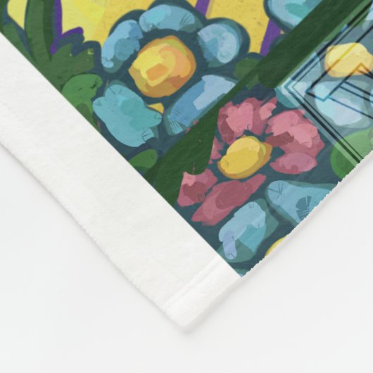 Zauberer Oz Fleece Blanket (Ecke)