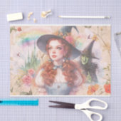 Zauberer Oz - Hexe beißen - Dorothy - Entfärbung Seidenpapier (Handwerk)