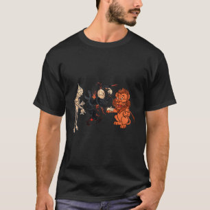 Zauberer Oz Tin Man Scarecrow Cofeige Lion T-Shirt