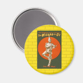 Zauberer Oz Tin Man - Vintages Musiktheater Magnet (Vorderseite/Rückseite)