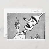 Zauberer Oz Tin Woodman Postkarte (Vorne/Hinten)