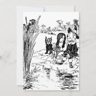 Zauberer Oz Toto, Dorothy und Scarecrow