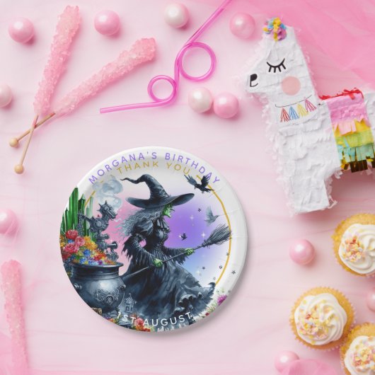 Zauberer Oz Wicked Hexe Custom Partyware Decor Pappteller (Party)