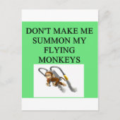 Zauberer Postkarte (Vorderseite)