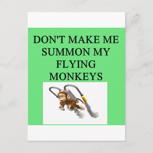 Zauberer Postkarte (Vorderseite)