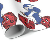 Zauberer-Reitfahrrad mit 20 mit Seiten versehenen Geschenkpapier (Rolleneckpunkt)