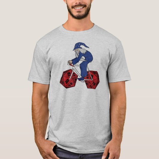 Zauberer-Reitfahrrad mit 20 mit Seiten versehenen T-Shirt (Vorderseite)