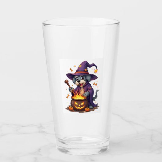 Zauberer-Schnauzer Glas (Vorderseite)