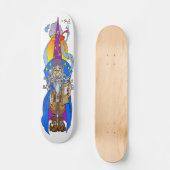 Zauberer Skateboard (Vorderseite)