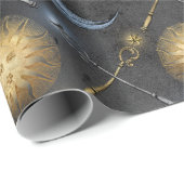 Zauberer Sonne und Mond Geschenkpapier (Rolleneckpunkt)