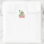 Zauberer Squatch Lustiger Bigfoot Aufkleber (Tasche)