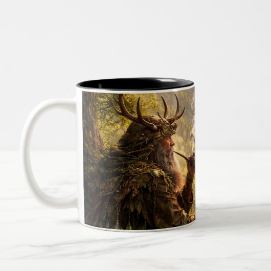 Zauberer-Tasse Zweifarbige Tasse (Links)