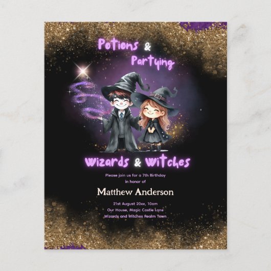 Zauberer und Hexen Son's Töchter Birthday Magic (Vorderseite)