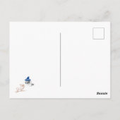 Zauberer und Hirsche Postkarte (Rückseite)