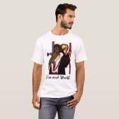 Zauberer-und Krieger-Motto-T - Shirt (Vorne ganz)