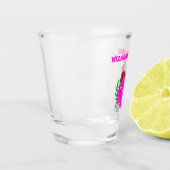 Zauberer und Wein Schnapsglas (Links)