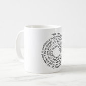Zauberer-Unze-Mutzitat-Tasse Kaffeetasse (Vorderseite Links)
