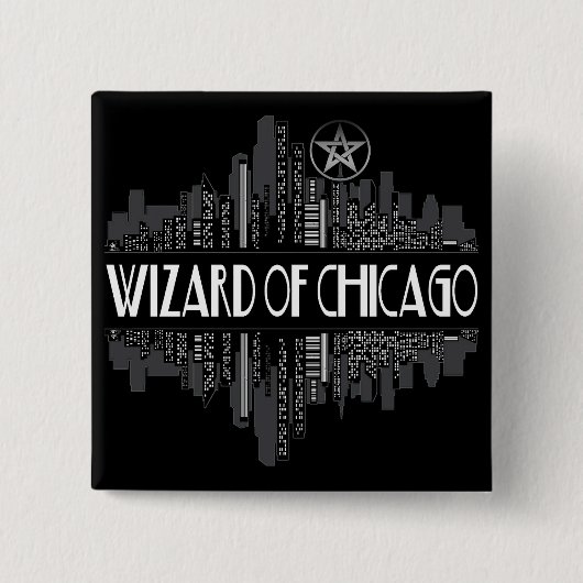 Zauberer von Chicago Dresden Fans Button (Vorderseite)