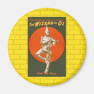 Zauberer von Oz Blechmann - Vintage-Musicaltheater Magnet