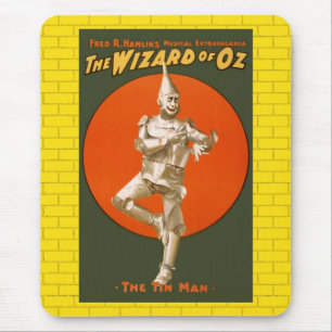 Zauberer von Oz Blechmann - Vintage-Musicaltheater Mousepad