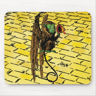 Zauberer von Oz, Böser fliegender Affe Hut Vintage Mousepad