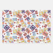 Zauberer von Oz™ Charakter-Druck-Wurf-Muster Geschenkpapier Set (Vorderseite 3)