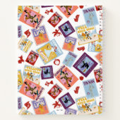 Zauberer von Oz™ Charakterdruck-Wurf-Muster Notizblock (Rückseite)