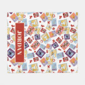 Zauberer von Oz™ Charakterdruck-Wurfvorlage Fleecedecke (Vorderseite (Horizontal))