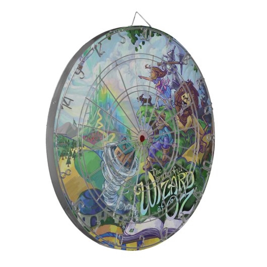 Zauberer von Oz Dartscheibe (Vorderseite Links)