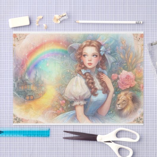 Zauberer von Oz Decoupage Seidenpapier (Handwerk)