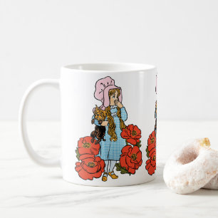 Zauberer von Oz, Dorothy, rote Mohnblumen Kaffeetasse