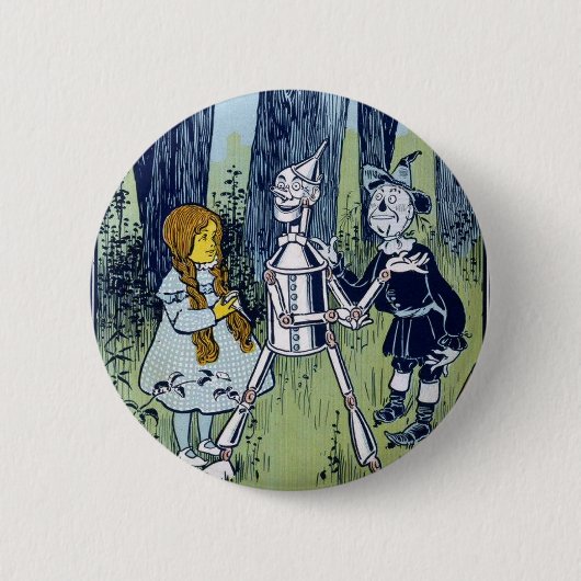Zauberer von Oz Dorothy Tin Woodsman Button (Vorderseite)