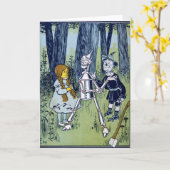 Zauberer von Oz Dorothy Tin Woodsman Karte (Gelbe Blume)