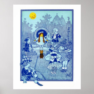 Zauberer von Oz, Dorothy trifft die Munchkins Poster