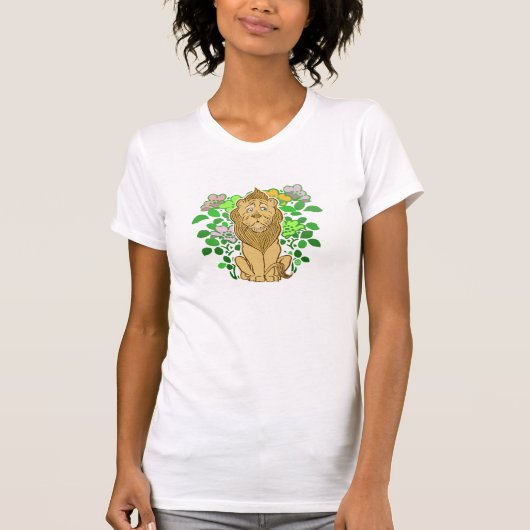 Zauberer von Oz - Feige Lion T-Shirt (Vorderseite)