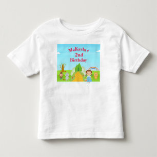Zauberer von Oz Geburtstags-T-Shirt Kleinkind T-shirt