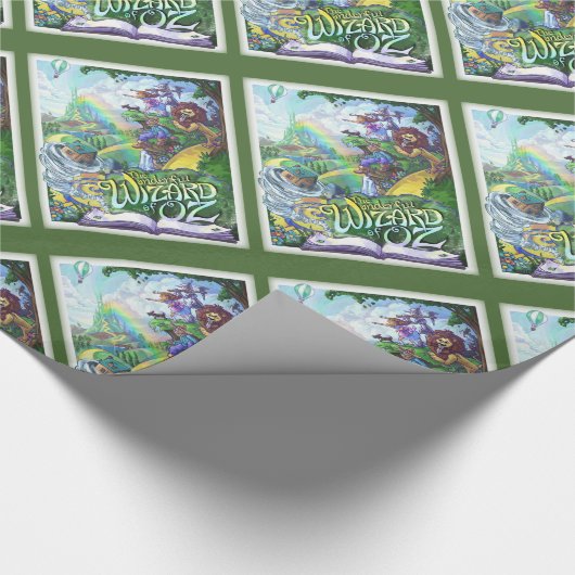 Zauberer von Oz Geschenkpapier (Ecke)