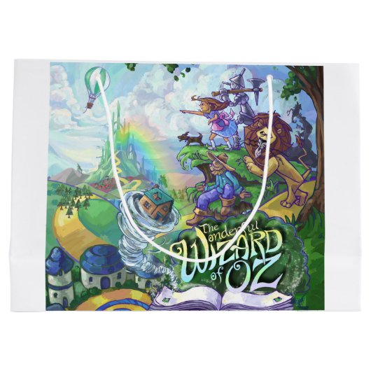 Zauberer von Oz Große Geschenktüte (Rückseite)