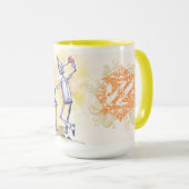 ZAUBERER VON OZ KAFFEETASSE mit dem Blechmann (VorderseiteRechts)