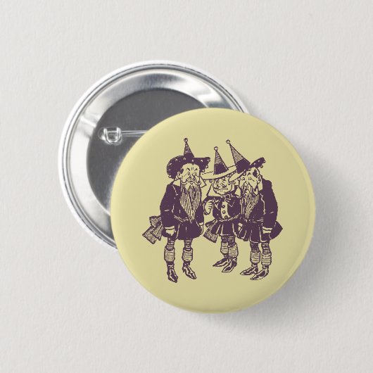 Zauberer von Oz Munchkins Button (Vorne & Hinten)