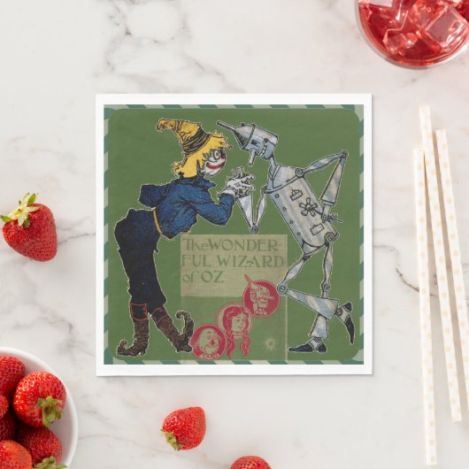 Zauberer von Oz Paper Napkin Serviette (Beispiel)