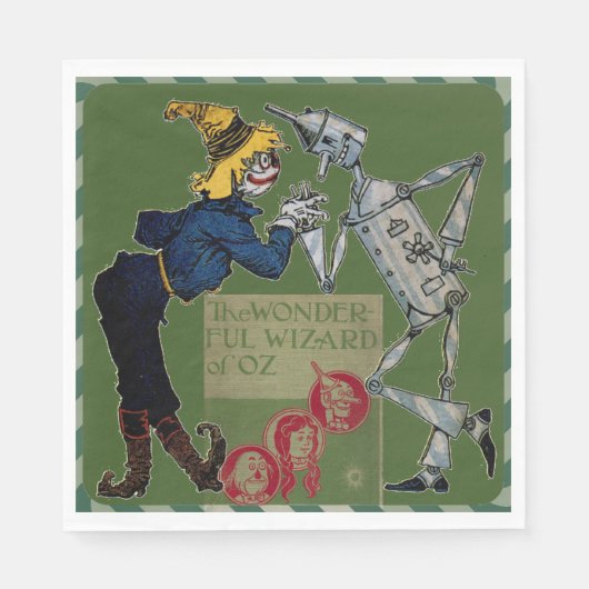 Zauberer von Oz Paper Napkin Serviette (Vorderseite)