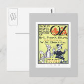Zauberer von Oz Postkarte (Vorne/Hinten)