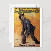 Zauberer von Oz Postkarte (Vorne/Hinten)